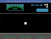 Tablet Screenshot of deathride.com